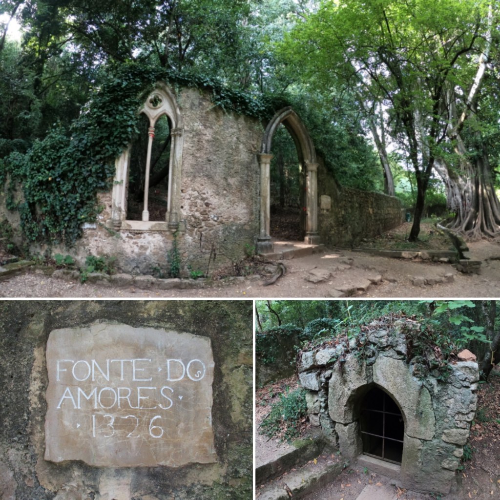 A entrada da mina , a porta  e a janela em arco que dão acesso ao mundo misterioso!